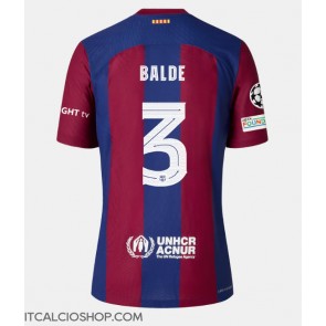 Barcelona Alejandro Balde #3 Prima Maglia 2023-24 Manica Corta